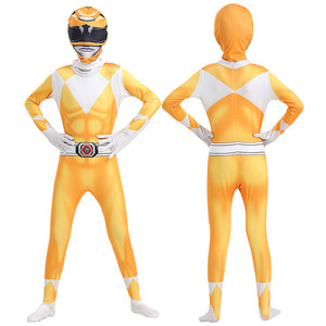 Disfraz de Power Rangers para Niños de 8 a 13 Años, Mono de Poliéster, Moda Urbana, Anime, Juego de Roles, Primavera 2023 - Product Image 4
