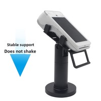 Support de point de vente noir pour moniteurs de bureau et caisses enregistreuses à écran tactile ; Support universel réglable pour appareils tactiles tout-en-un