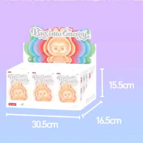 Оригинальная кукла POP MART Kawaii Labubu V3, монстры, большие в энергию, виниловые плюшевые Labubu