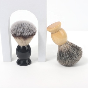 <span class=keywords><strong>2022</strong></span> Offres Spéciales vente en gros Logo personnalisé fait à la main hommes voyage Badger Hair brosse à raser - Product Image 3