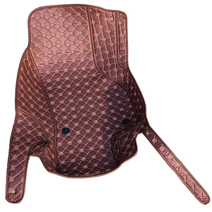 Revêtement de sol antidérapant de qualité supérieure pour voiture, élégant, imperméable, en cuir PU 5D, ensemble complet de tapis de sol pour VW/<span class=keywords><strong>Nissan</strong></span> - Product Image 5