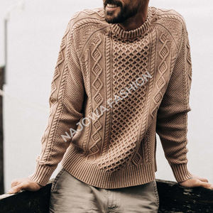 Pull d'hiver décontracté pour homme en coton 100% de haute qualité fabriqué au Bangladesh, doublure en laine respirante, chaud, confortable, logo boutonné - Product Image 5