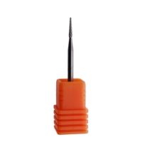 X & A marque haute qualité 3/32 carbure de tungstène jeu de forets à ongles petit cône Gel perceuse à ongles avec embouts pour pédicure