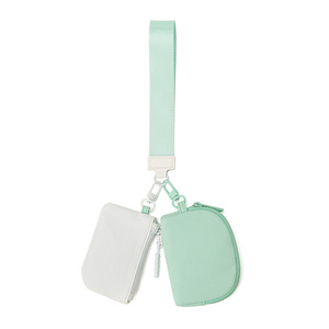 Luxury Sports Bag for Females Nylon Sports <b>Wristlet</b> Purse Double Wrist Wallet Card Holder Zipper Fashionable Fashionable - Product Image 5