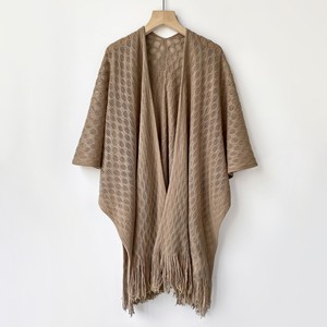 Chal de punto de ganchillo calado blanco estilo étnico bohemio para vacaciones en resort playero - Product Image 6