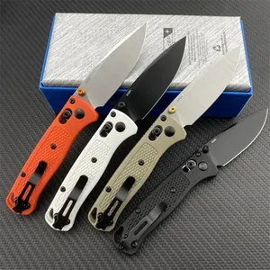 Couteau de poche pliable BM 533-3 MINI Bugout en nylon avec poignée en fibre ondulée, verrouillage à axe, pour la défense personnelle, le <span class=keywords><strong>camping</strong></span>, la chasse, les outils EDC - Product Image 2