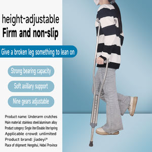 Bastón de Aluminio Ligero Recomendado por el Fabricante, Bastón Ortopédico FengYu, Muletas Axilares para Debajo del Brazo - Product Image 3