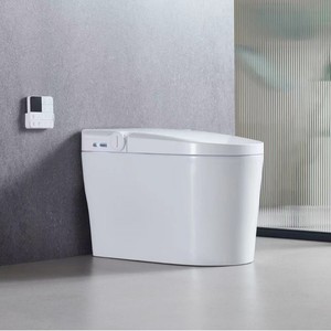 Toilette intelligente moderne avec changement de siège et chasse d'eau entièrement automatiques pour hôtels et gîtes, cuvette allongée multifonctionnelle YS2218 - Product Image 4
