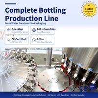 Machine d'embouteillage d'eau à grande vitesse 8000 bouteilles/heure entièrement automatique certifiée CE pour usine d'eau minérale