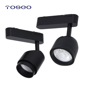 Moderno 12W ha condotto la luce magnetica a binario 48 Volt tonda chips Spot per <span class=keywords><strong>Showroom</strong></span> e magazzino in alluminio corpo lampada - Product Image 5