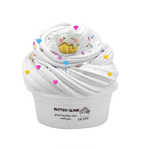 Wholesale Super Soft and Non Sticky DIY <strong>Slime</strong> Surprise <strong>Toy</strong> 50ml Butter <strong>Slime</strong> for Kids with Charm Unicorn Cherry Cake Watermelon - Product Image 2