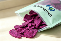 FD Rode Drakenvrucht Schijfjes Gemaakt van Puur Vers Rood Pitaya Vlees Knapperige Suikervrije Chips voor Yoghurt Cake Decoratie
