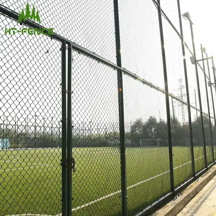 HT-FENCE sử dụng rộng rãi bóng rổ/bóng đá/tennis/sân cầu lông trường thể thao sân chơi Chuỗi liên kết lưới hàng rào