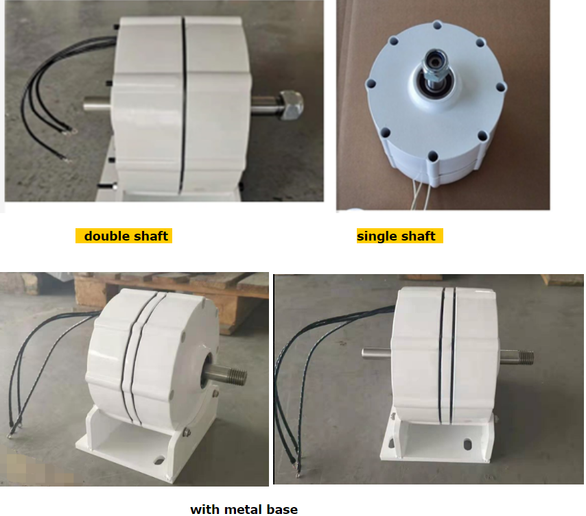 Basse vitesse 3 phase générateur à aimant permanent PMG 5000 watts
