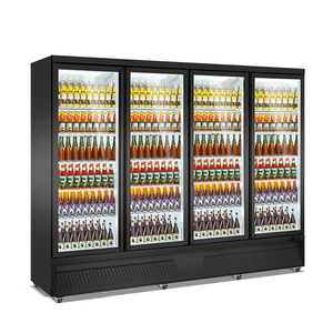 Commerciële glazen deur drankenkoelkast, rechtopstaand, 1/2/3/4 deurs, dranken- en bierdisplaykoeler voor supermarkten en bars - Product Image 3
