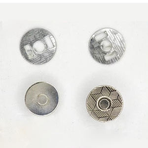 Botón Magnético Súper Fuerte para Ropa y Pantalones, Hebilla Magnética de Doble Garra, Placa Rectangular, Accesorios de Ferretería Ocultos, Plateado - Product Image 5