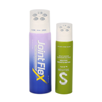 Tube en plastique avec des billes en acier inoxydable, masseur vibrant pour l'emballage cosmétique