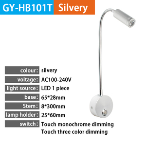 Sản Phẩm Mới Khách Sạn Trong Nhà Đầu Giường Linh Hoạt Đèn Đọc Sách Nghiên Cứu Các Đèn Tường Trong Phòng Tập Trung Spotlight Hiện Đại Mỹ Phong Cách - Product Image 6