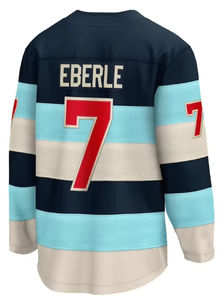 Nouveaux maillots de hockey sur glace cousus 2025, 13 Brandon Tanev, 10 Matty Beniers, 37 Yanni Gourde, 31 Philipp Grubauer, 7 Eberle - Product Image 4