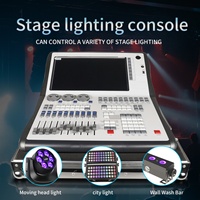 Consola de Control de Iluminación de Escenario Aicpose IP33, 20 Teclas de Función Macro Personalizables, Controlador DMX Quartz, Garantía de 2 Años
