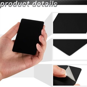 Hot Sale Blank Aluminum Alloy Metal Business Card Engravable Steel Tag <b>Plate</b> DIY Custom <b>Name</b> Card - Product Image 4
