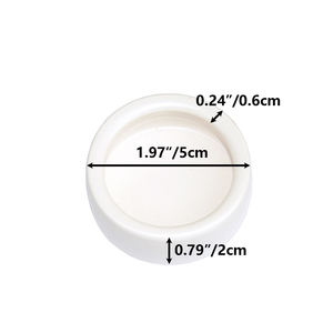 Mangkuk Makan Keramik Anti Melarikan Diri untuk Ulat, Kadal, Gecko, Mangkuk Makanan Reptil Anti Melarikan Diri - Product Image 3