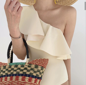 <span class=keywords><strong>One</strong></span>-<span class=keywords><strong>Piece</strong></span> ชุดว่ายน้ำสีพื้นนัวเนียหนึ่งไหล่1ชิ้นชุดว่ายน้ำผู้หญิงชุดว่ายน้ำชุดว่ายน้ำผู้หญิงเครื่องแต่งกายชายหาด #<span class=keywords><strong>1045</strong></span> - Product Image 5