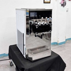 7 Day No Clean 3 Flavor Soft <b>Ice</b> Cream <b>Maker</b> Commercial <b>Countertop</b> Frozen Yogurt Acai <b>Ice</b> Cream Machine With Pasteurization - Product Image 5