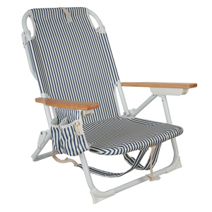 Kejie Modern Outdoor Aluminum Folding Recliner <strong>Beach</strong> <strong>Chair</strong> With 250lbs Capacity Lightweight Design For Parks &amp; <strong>Beach</strong> Use - Product Image 3