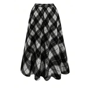 Faldas Largas de Mujer Tipo Trompeta/Sirena de Spandex/Poliéster Tejidas a Medida al por Mayor - Transpirables, Coloridas, Elegantes y a la Moda - Product Image 3