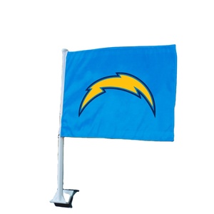 Nueva llegada de alta calidad <span class=keywords><strong>Los</strong></span> <span class=keywords><strong>Angeles</strong></span> Chargers Car Window Flags Fashion Flag Banner-Venta directa de fábrica - Product Image 1