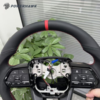 Volant en cuir intégral pour Toyota Land Cruiser LC200 LC300 Prado 120 150 250 Hilux Fortuner Corolla Camry RAV4 Hiace N70