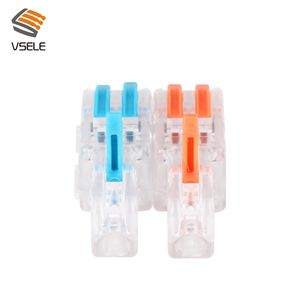 <span class=keywords><strong>Mini</strong></span> Spl 2 Trong 4 out Màu Xanh Cam Đòn Bẩy Nut Phổ Nối Nhỏ Gọn Dây Kết Nối Nhanh Chóng Splice Cáp Trong Suốt Hệ Thống Dây Điện - Product Image 3