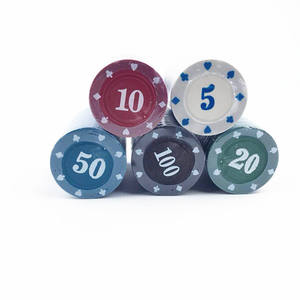 Chevalier chanceux de qualité supérieure en céramique personnalisée vente en gros 100 comprimés jeton de poker pour jetons de mélamine en céramique - Product Image 2