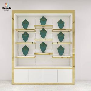 Elegant Sophisticated Jewelry Showcase Cabinet with LED Lighting for Store or Home Display - Product Image 1