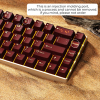 XVX Keycaps Frost Jade Series Double-Shot Cherry Profile PBT Keycap 121-Key DIY Custom Mechanical Keyboard PC Keycaps
