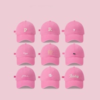 2025 nouveau Style rose casquette de Baseball pour fille amie large bord doux chapeau haut de forme haute qualité mode chapeaux papa casquettes Promotion en gros