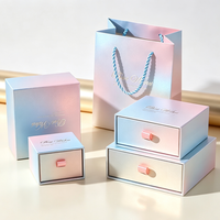 Boîte à bijoux coulissante multi-tailles pour bagues, boucles d'oreilles, colliers et bracelets – Vente en gros personnalisable