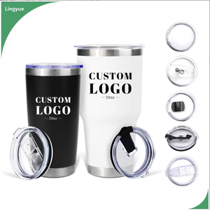 Custom Logo Tumbler Wholesale Bulk 20oz 30oz Insulated Beer Vasos Drink Cup Travel <strong>Coffe</strong> Mug <strong>Termos</strong> Cafe Stainless Steel Tumbler - Product Image 1