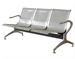 科灵医疗KL-ZY008不锈钢公共候车椅机场医院家具三人座候车椅