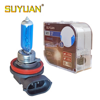 Jeu d'ampoules de voiture SUYUAN super blanc 12V 55W 5500K H11 de bonne qualité