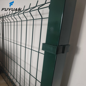 แผงรั้วลวดตาข่ายเชื่อม 3 มิติ เคลือบพีวีซี ประกอบง่าย สำหรับใช้งานกลางแจ้ง รั้ว 3 มิติ - Product Image 5