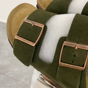 Sandalias <span class=keywords><strong>Arizona</strong></span> de Tacón Alto con Punta Abierta, Color <span class=keywords><strong>Verde</strong></span>, Diseño sin Cordones, para Todas las Temporadas, Ligeras - Product Image 5
