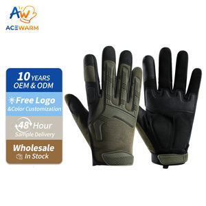 Gants de <span class=keywords><strong>moto</strong></span> AceWarm noirs unisexes à doigts entiers, coupe-vent, thermiques, imperméables, compatibles avec les écrans tactiles - Product Image 1