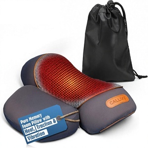 CALLIXE Original TheraPillow 3-in-1 Neck Massager Pillow Heat Gentle Traction | Relaxing Neck Shoulder Support <b>Vibration</b> - Product Image 1