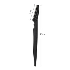 Disposable Eyebrow Razor <b>Trimmer</b> Stainless Steel Dermaplaning Facial Hair Removal Makeup Tool - Product Image 3