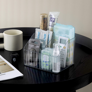 กล่องจัดระเบียบลิ้นชักปรับได้สวยงาม กล่องเก็บของบนโต๊ะทำงานแบบกำหนดเองได้ พร้อมตัวแบ่งช่องสำหรับจัดระเบียบสำนักงานและโต๊ะเครื่องแป้ง - Product Image 2