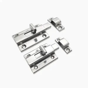 Stainless Steel Flip Gate Latches Barn Latch Sliding Door Latch Safety Door Lock Brushed Finish