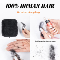 Extensions de tresses 100 % naturelles non traitées en vrac, cheveux humains afro crépus en gros