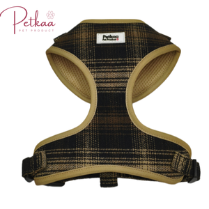 Harnais de sécurité pour chien le plus vendu - Harnais gilet réfléchissant à carreaux, réglable, anti-traction avec boucle rapide et respirant - Product Image 3